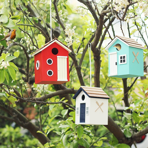 Giardino personalizzato fatto <span class=keywords><strong>da</strong></span> <span class=keywords><strong>te</strong></span> cortile esterno casa sospesa finestra decorare in legno selvaggio alimentatore per uccelli - Product Image 3