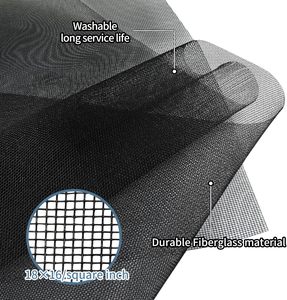 Thiết kế mới chống côn trùng muỗi <span class=keywords><strong>Net</strong></span> đen từ cửa sổ màn hình DIY từ lưới màn hình côn trùng cho cửa sổ - Product Image 4
