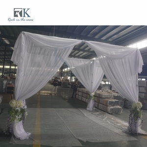 Aluminum Telescopic Pipe and Drape for Wedding Backdrop Decoration Supply and Activities Adjustable Pipe - Product Image 4