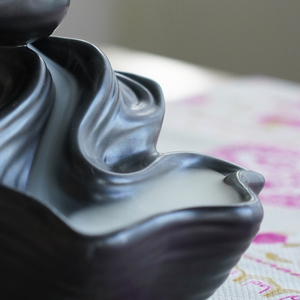 Supporto personalizzabile in ceramica a riflusso per incenso Set <span class=keywords><strong>Design</strong></span> cascata oggetto decorativo per la casa per uso aromatico - Product Image 5