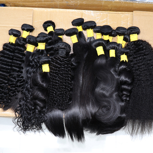 Extensions de cheveux vierges de qualité 9A, extensions de cheveux humains brésiliens vierges à double trame, extensions de cheveux vierges de qualité 9A, fournisseurs de cheveux humains en gros - Product Image 4