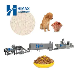 Industrial dog food making machine popular automatic dog treats processing extruder machine