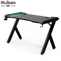 Escritorio Ergonómico de Madera Ruibao, Convertible y Ajustable en Altura, para Juegos y Deportes Electrónicos, Uso Sentado/De Pie