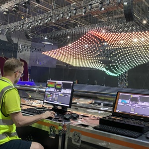 Nuevo Diseño 2026: Sistema de Iluminación Cinética <span class=keywords><strong>DMX</strong></span> RGBW con Bola Cinética, Luces de Escenario con Bola Elevadora para DJ, Discoteca, Bar y Fiestas - Product Image 4