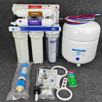 Filtre à Eau RO Sous Évier Système d'Osmose Inverse à 5 Étapes 75 GPD Purificateur d'Eau pour la Maison