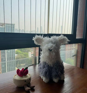 Kawaii Border <span class=keywords><strong>Collie</strong></span> Peluche de animales de granja esponjoso cachorro juguetes de peluche <span class=keywords><strong>perro</strong></span> blanco muñecas suaves pequeño perrito negro diseño personalizado fábrica - Product Image 5