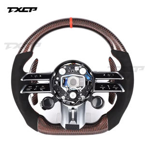 Volant en fibre de carbone pour <span class=keywords><strong>Mercedes</strong></span> Benz AMG, nouveau volant OLED pour <span class=keywords><strong>S223</strong></span> C206 232 E213 W223 W222 W211 W206 - Product Image 1