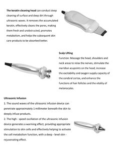 Máquina 7 en 1 para el Cuidado del Cuero Cabelludo, Detector de Análisis del Cuero Cabelludo, Máquina para el Crecimiento del Cabello, para Clínicas Capilares, Spas y Salones de Belleza - Product Image 5