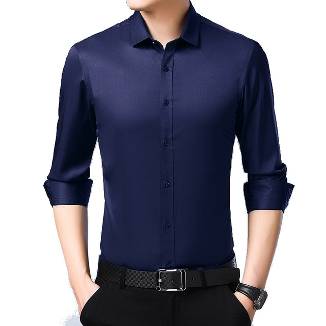 slim fit dress slacks Haggar Big & Tall Men's Premium Comfort Classic Fit Dress Shirt, White, 19 34/35, Cotton main image 0