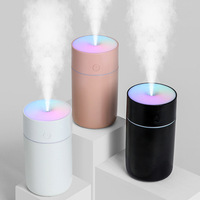 Nouvel Arrivage YINHI Mini Humidificateur USB Portable à LED, Silencieux, pour Voiture, avec Fonction Brume H2O, Anti-Fumée et Anti-Poussière