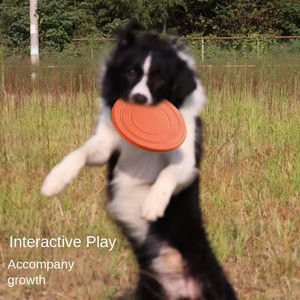 Disco Volador para Perros, Disco Volador Interactivo para Entrenamiento, Disco Volador Flotante Resistente al Desgaste, Disco Volador Suave, Artículos para Mascotas - Product Image 3