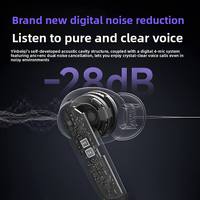 Earbud Nirkabel Orange In-Ear BT 5.3 ANC TWS Headset Hemat Daya Peredam Kebisingan untuk Penggunaan Sehari-hari