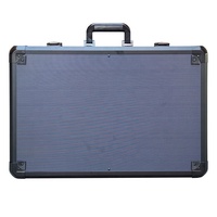 Boîte de transport d'outils personnalisable en aluminium rigide et plastique avec rembourrage en mousse EVA pour le stockage d'équipements et support OEM
