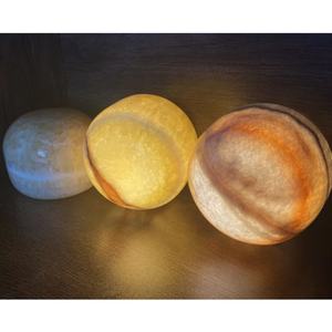 Illuminazione RGB in Marmo Onice con Controllo Touch, Luce Decorativa in <span class=keywords><strong>Pietra</strong></span> Naturale, Alabastro Retroilluminato, <span class=keywords><strong>Pietra</strong></span> Traslucida - Product Image 1