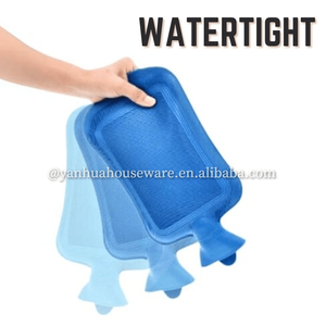 Borsa dell'acqua calda in gomma per terapia del freddo con impacco caldo per alleviare i piedi con copertura morbida per la vita borsa per l'acqua calda - Product Image 4