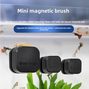 Cepillo Magnético Cuadrado de Doble Cara para Limpieza de Peceras, Ecológico y de Alta Venta, Elimina Algas, de Plástico Resistente, Pequeño Limpiador de Vidrio - Product Image 3