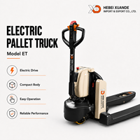 Nouveau transpalette électrique à conducteur marchant de 3 tonnes, certifié CE EPA Euro 5, hydraulique, tout-terrain, pour la manutention de matériaux en entrepôt