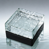 Dekorativer Klarglasblock für Fenster Industrieller Massiver Dekorativer Glasziegel