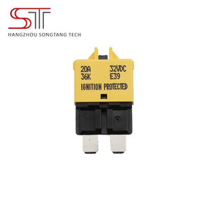 Disyuntor de CC para coche tipo cuchilla de reinicio manual E39 de 20 amperios - Product Image 2