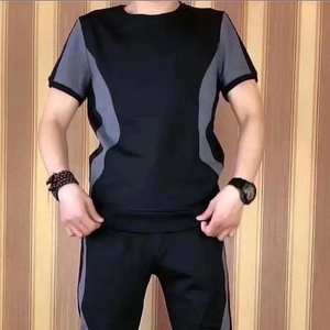 Pantalones de Verano para Hombre, Conjunto Deportivo de Color Sólido a la Moda, Transpirable y Ecológico, Elástico y Delgado para Correr - Product Image 4