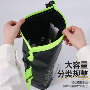 Beilian Waterproof Crossbody Bag Large Capacity Phone Pocket Outdoor Travel Swimming Rafting Bag Unisex Solid Color - Product Image 2