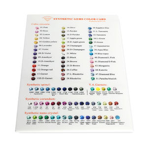 Juego Completo <span class=keywords><strong>de</strong></span> Gemas Sintéticas <span class=keywords><strong>de</strong></span> Color DK113 A para Exhibición en Joyerías, Herramientas Profesionales para Joyería - Product Image 3