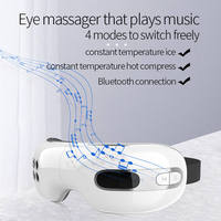 Masseur oculaire électrique portatif, vibration, thérapie chaude/froide, batterie 1200 mAh, garantie 1 an, pour soulager les cernes et les poches sous les yeux