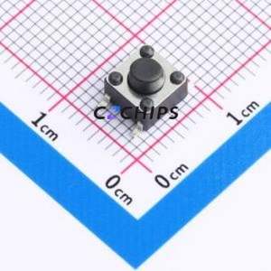 SMG-01T-H055A0 Tactile Switch SMD-4P,6x6mm Switch Single Pole Single Throw Round Button 2.5N 6mm - Product Image 1