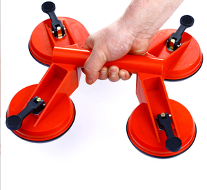 Ventosas de Sucção em Liga de Alumínio para Azulejos e Pisos, Elevador com Cabeça Dupla e Tripla para Manuseio de Vidro - Product Image 5