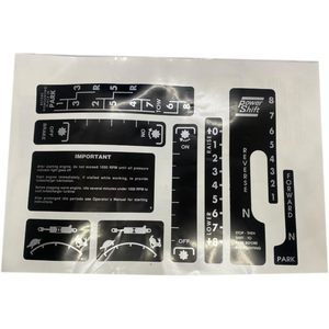 Juego de Calcomanías EPTRACTOR AR47091 AR34177 AR52393 para John Deere para Tractores 4010/3020/2520/5010/6030 - Product Image 5