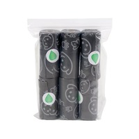 Sac à couches parfumé biodégradable pour chien avec poignée serviette hygiénique jetable sacs de déchets de litière pour chat biodégradable facile