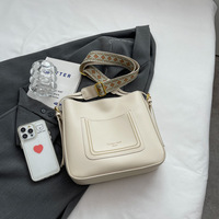 Sac à bandoulière en cuir véritable pour femme, style vintage, avec sangle tressée, fermeture éclair, coutures contrastées, décontracté, pour le quotidien et les voyages, en polyester
