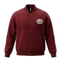 Veste d'hiver pour homme style urbain respirante haute résilience col montant broderie fantaisie décontractée classique