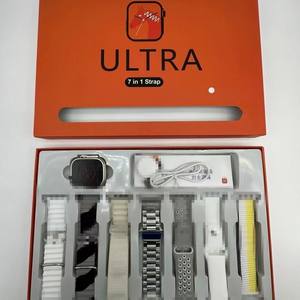 Ultra7in1 Android Square IPS Smartwatch met 7-delige set, draadloos opladen, hartslagmeter, gezondheidsherinnering, sportwatch - Product Image 5