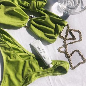 Conjunto de 1 Pieza de Camisola y Traje de Baño con Estampado Floral y de Puntos Brillantes para Verano 2025, con Logotipo Frontal - Product Image 2