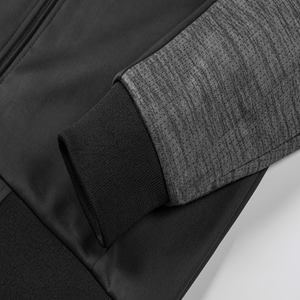 ชุดเสื้อผ้าฝ้าย100% โอเวอร์ไซส์แบบลำลองสำหรับผู้ชายมีซิปกางเกงกันลมกางเกงวอร์มเสื้อแจ็คเก็ตกันลม - Product Image 1