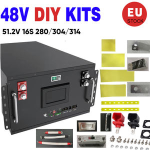 Kit DIY JK Mason 16 cellules 48V 280AH/300AH avec BMS JK, équilibrage actif, boîtier de batterie, écran LCD, batterie prismatique, boîtier métallique 15kwh - Product Image 5