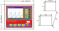 Registrador Digital sin Papel KH3000G, Registrador de Datos de Temperatura Industrial de 16/32 Canales, Termopar PT100