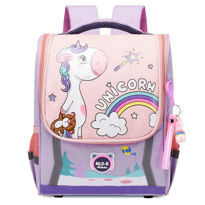 Kindergarten pupils cute cartoon space printing school back bags Lightweight school bags backpack for girl