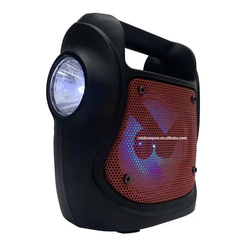4 inch portable wireless mp3 speaker BT outdoor speakers with torch light GTS-1535