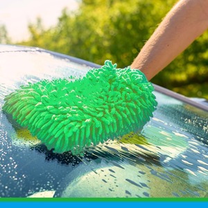 Guante de Lavado de Autos Moissic de Microfibra Chenille, Antiarañazos, para Autos y Limpieza del Hogar (Modelo 26031913) - Product Image 6