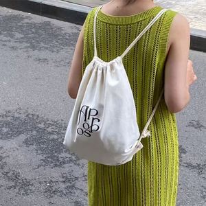 Wholesale Cotton Canvas String <b>Backpack</b> Drawstring Organic Cotton Bag Canvas Drawstring <b>Backpack</b> - Product Image 5