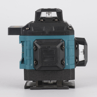 Niveau laser vert 16 lignes 4D auto-nivelant à 360 degrés, outil de mesure de construction de haute précision avec télécommande