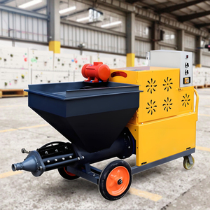 Gran demanda por la pulverizadora de mortero de construcción más vendida, eficiente, con bomba de calidad y componentes principales del motor - Product Image 1