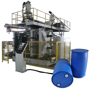 Precio de fábrica máquina de fabricación de tambor de plástico 3 capas 200 litros máquina de extrusión de barril químico 220L máquina de moldeo por soplado