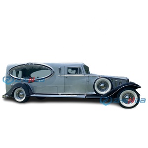 Silver Rolls Classical Funeral Hearse Customised Funeral Hearse High Quality Electric Funeral Hearse Cart Special Transportation - Product Image 1