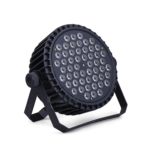 Aluminum Flat Led Par Can Light 54pcs 3W RGBW 4in1 LED Slim Par Light