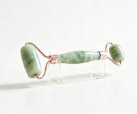 Rouleau facial Gua Sha personnalisé en quartz et jade pour usage domestique