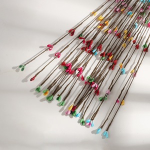 Artificial Berry Branches 65cm Colorful <b>Small</b> Berries For Handmade <b>Wreaths</b> And Weaving Materials - Product Image 3