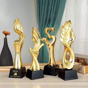 Compétition Champions Coupe Ornement Football Fan Sculpture Commémorative Football <span class=keywords><strong>Jeu</strong></span> Métal Trophée Porte-clés Cintre - Product Image 5